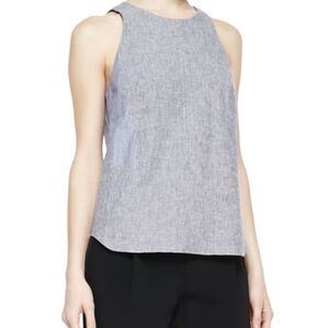 Rag & Bone Adeline Top Cotton/Linen/Ramie Blend Size Small